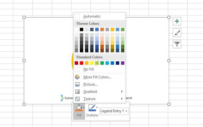 Techsarthi Excel PiChart format Data Label Color